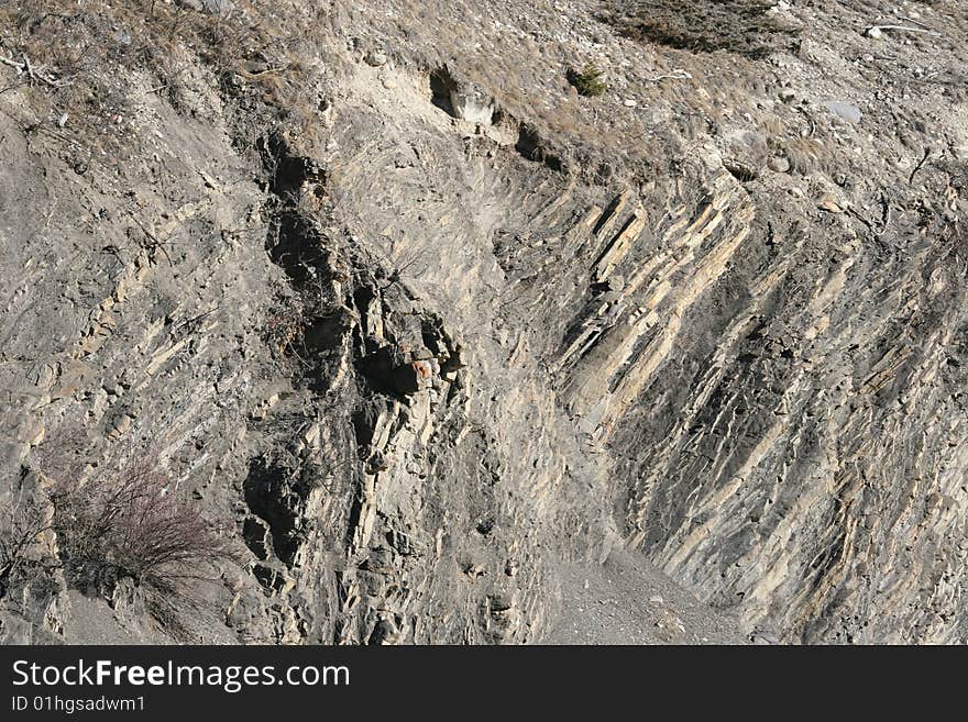 Canadian Rock Abstract