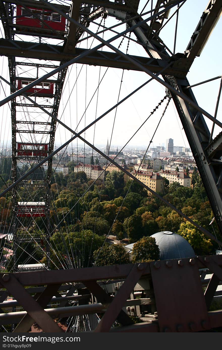 Vienna from Prater wheel