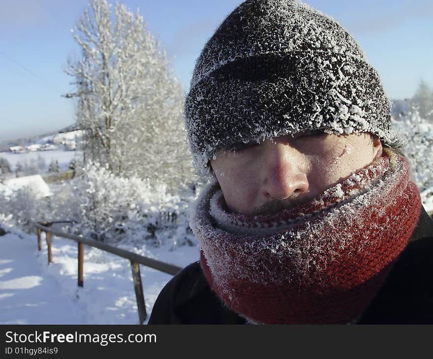 Russian winter: Frost