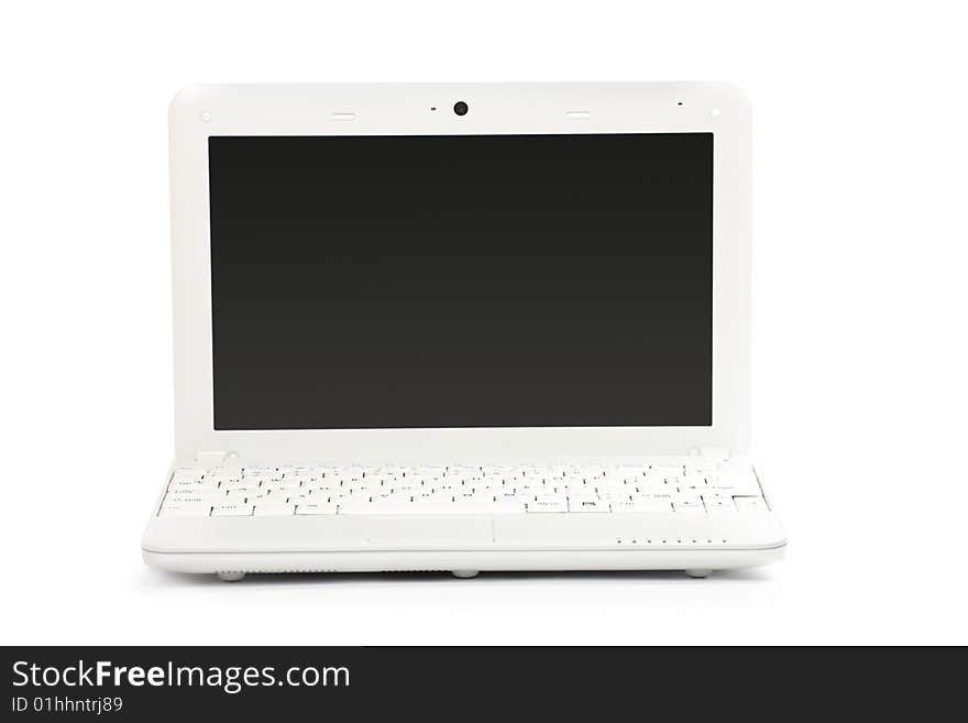 Cool White Notebook Isolated