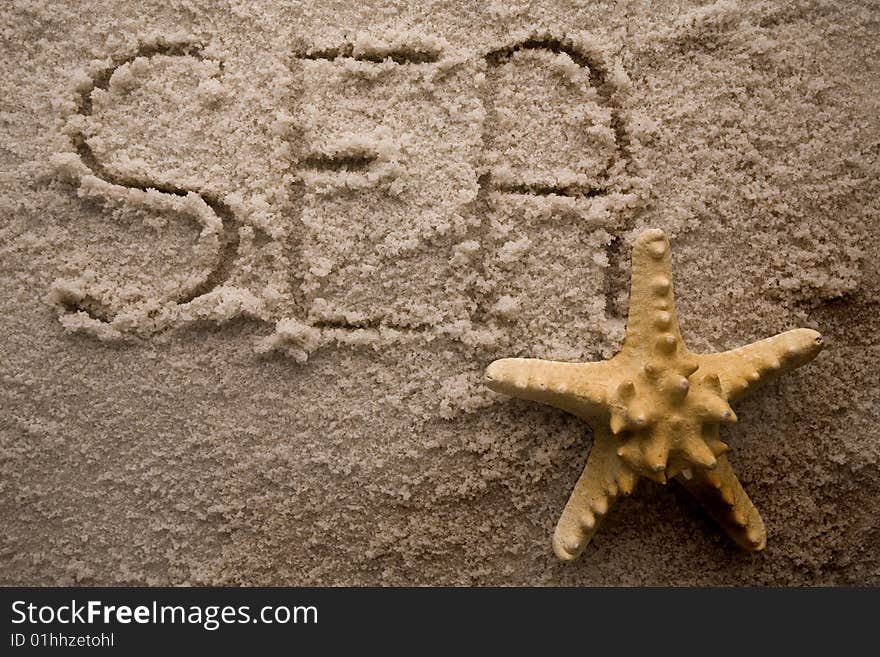 Text On Sand