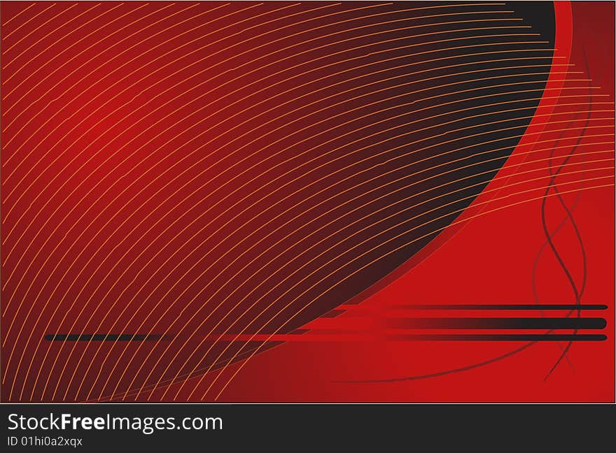 Abstract red background with lines. Abstract red background with lines