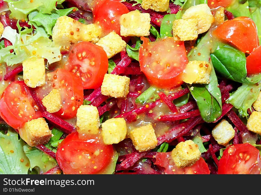 Salad texture