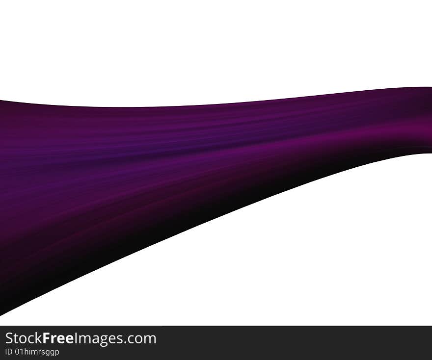 Purple wave on white background. abstract illustration