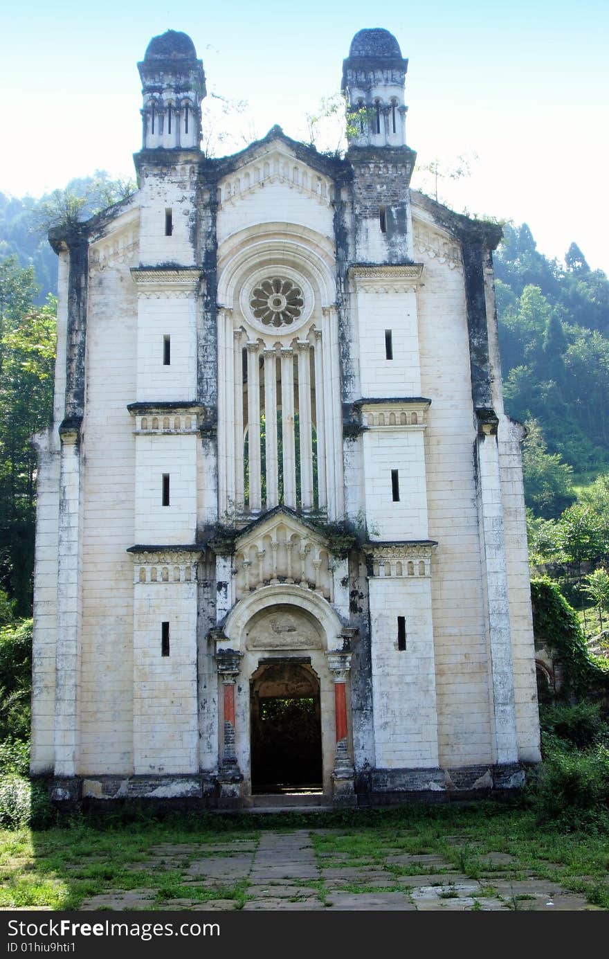 Bai Lu, China: Old French Church