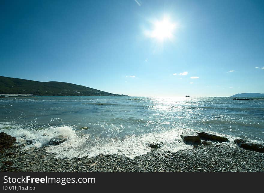 Blue Sky And Water