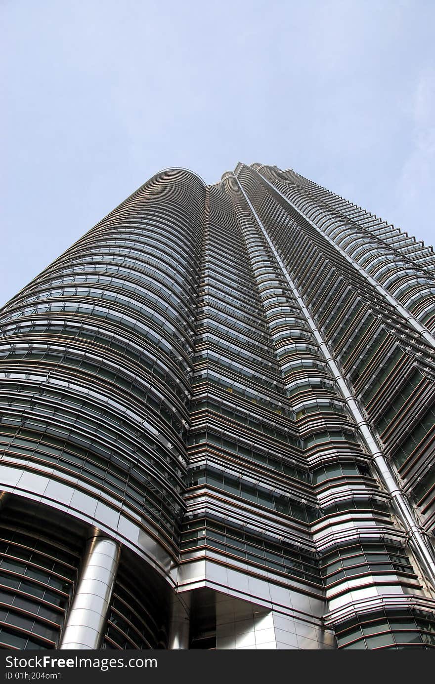 Front of a multistoried building in Kuala Lumpur, Malaysia. Front of a multistoried building in Kuala Lumpur, Malaysia