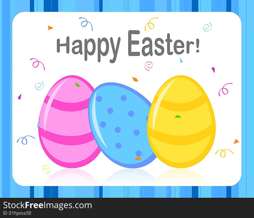 Happy Easter Greeting Card