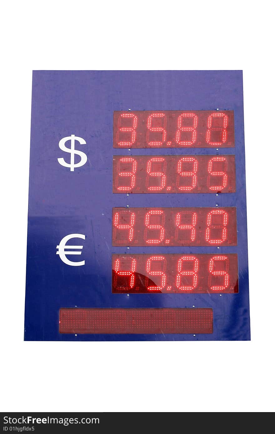 A Panel Of A Currency Exchange