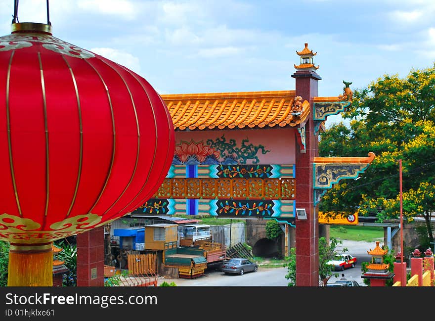 This is chinese temple called fatt wah in malaysia