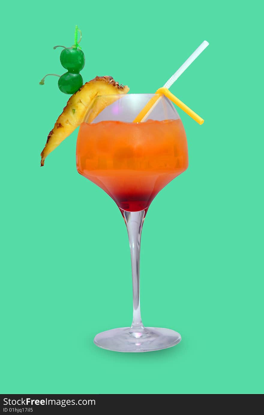 Cocktail With Pineapple