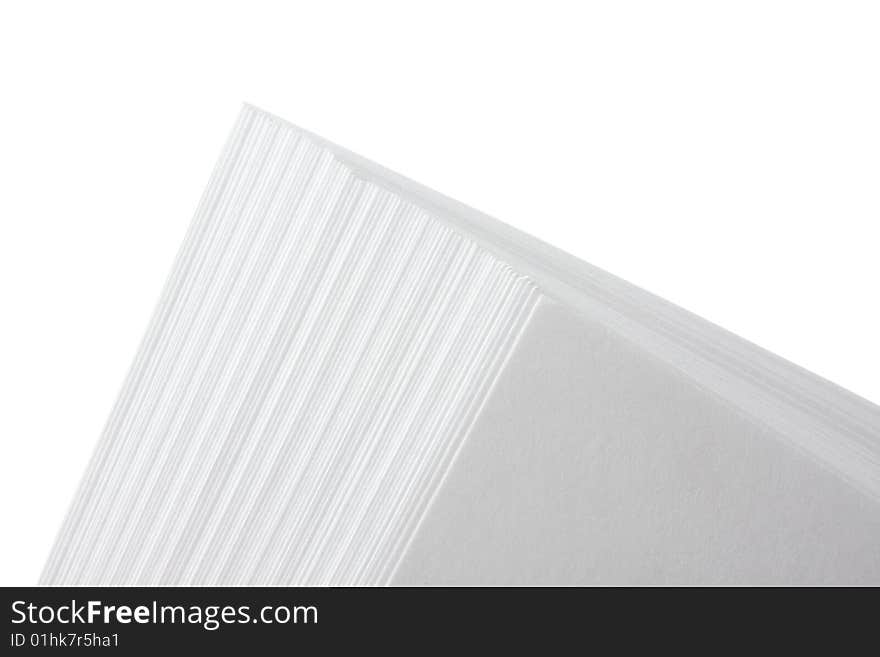 Note paper isolated on white background