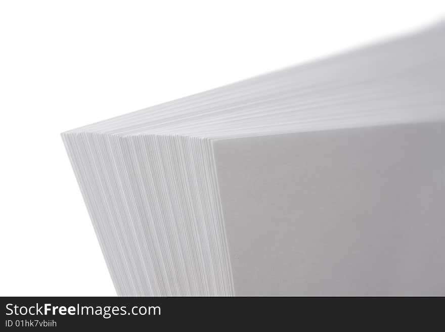 Note paper isolated on white background