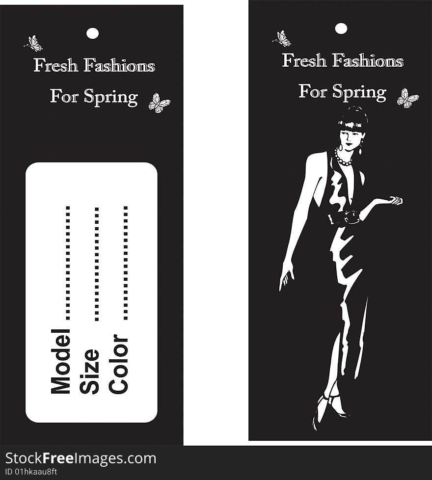 Manufactory label for female fashion