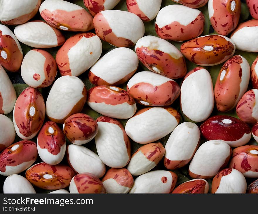 Macro background from dry beans