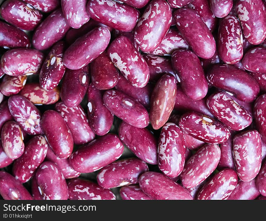 Macro background from dry beans