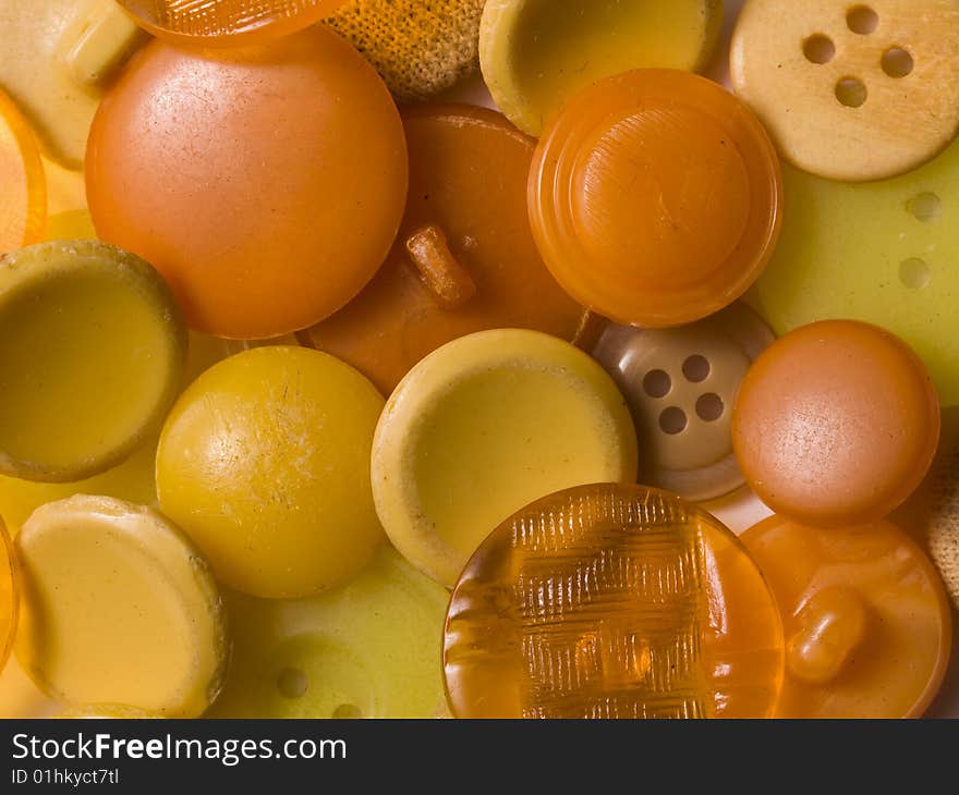 Old  Yellow Buttons