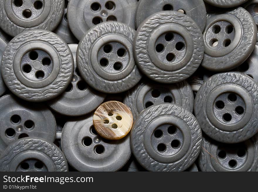 Old grey buttons