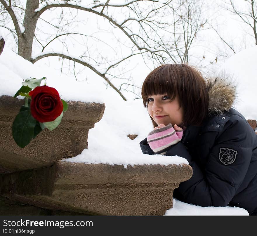 Girl with with smiling eyes