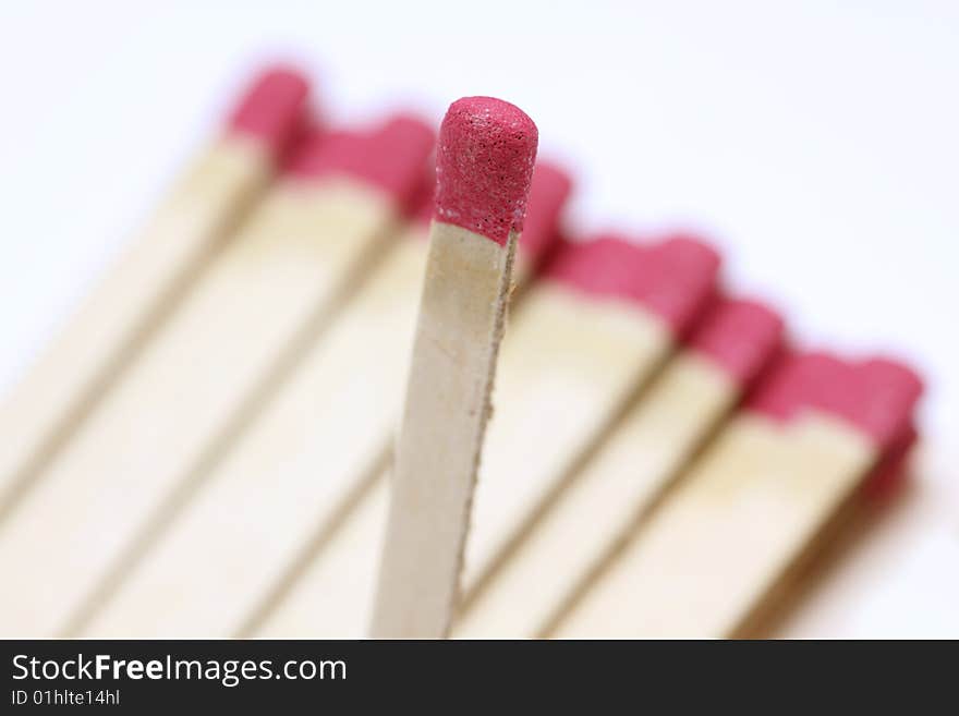 A close-up of a book of matches.