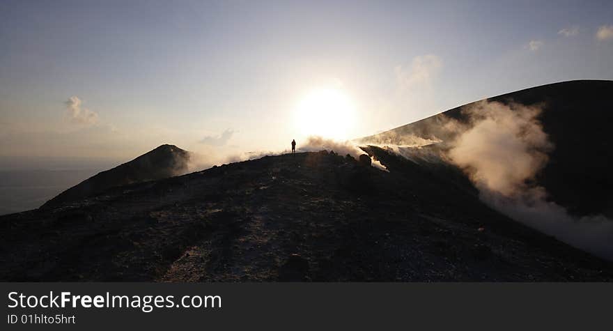 Top of Grand Crater, Volcano