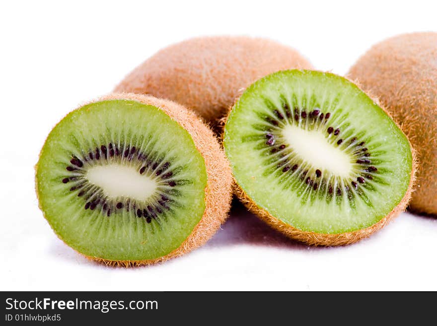 Kiwi fruit detail.