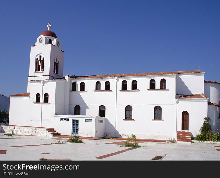 Church in Limenaria, Greek island Thassos. Church in Limenaria, Greek island Thassos