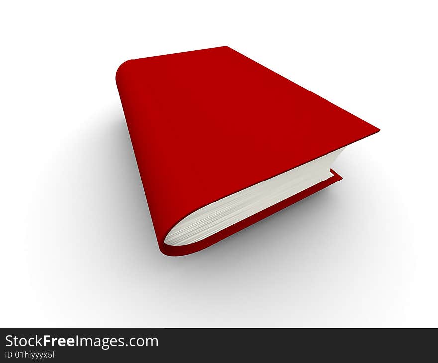 The big book on a white background. The big book on a white background