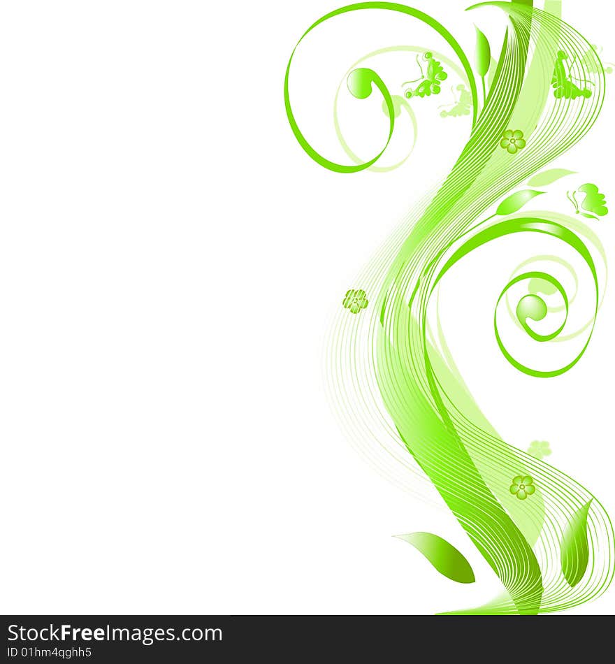 Abstract design background with flowing lines. vector. Abstract design background with flowing lines. vector