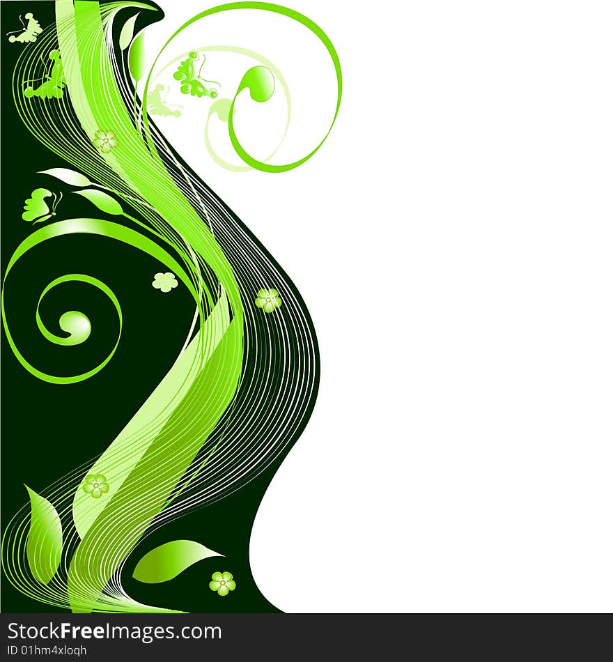 Abstract design background with flowing lines. vector. Abstract design background with flowing lines. vector