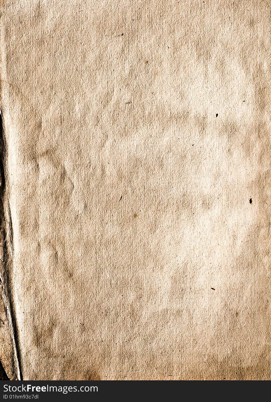 Old collapsing paper with cracks and scratches. Old collapsing paper with cracks and scratches