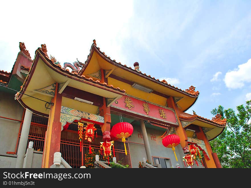 This is chinese temple called fatt wah in malaysia