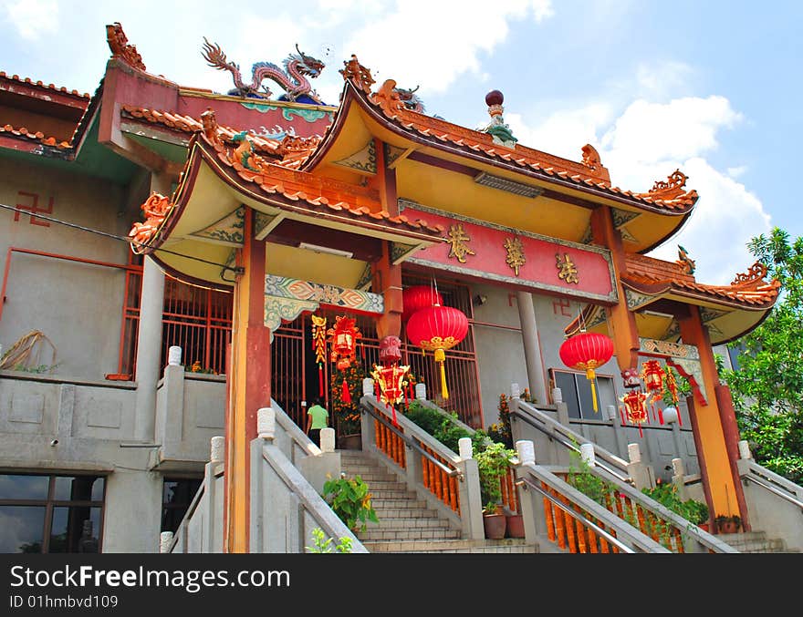 This is chinese temple called fatt wah in malaysia