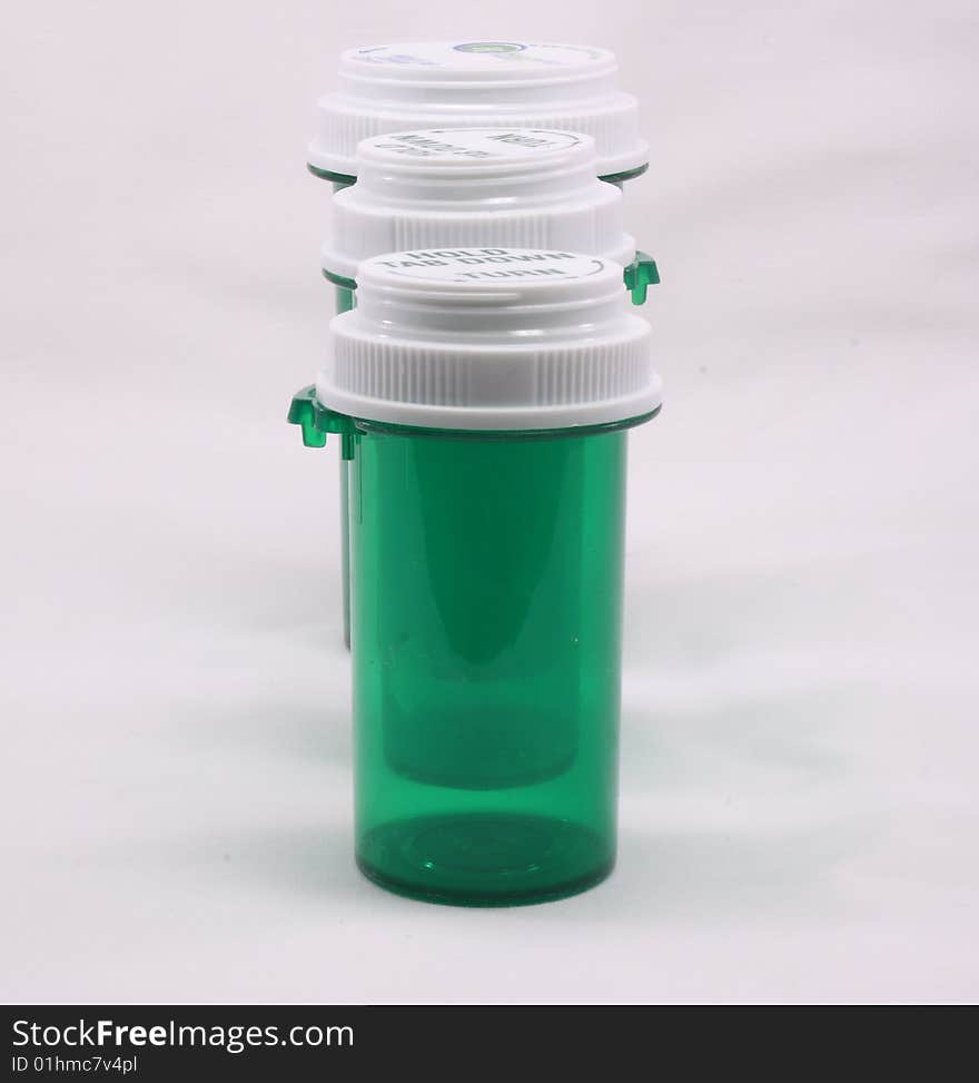 Three Pill Bottles