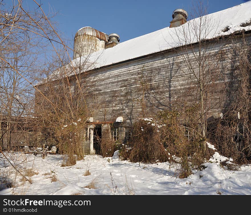 Old Abandoned Dairy Farm