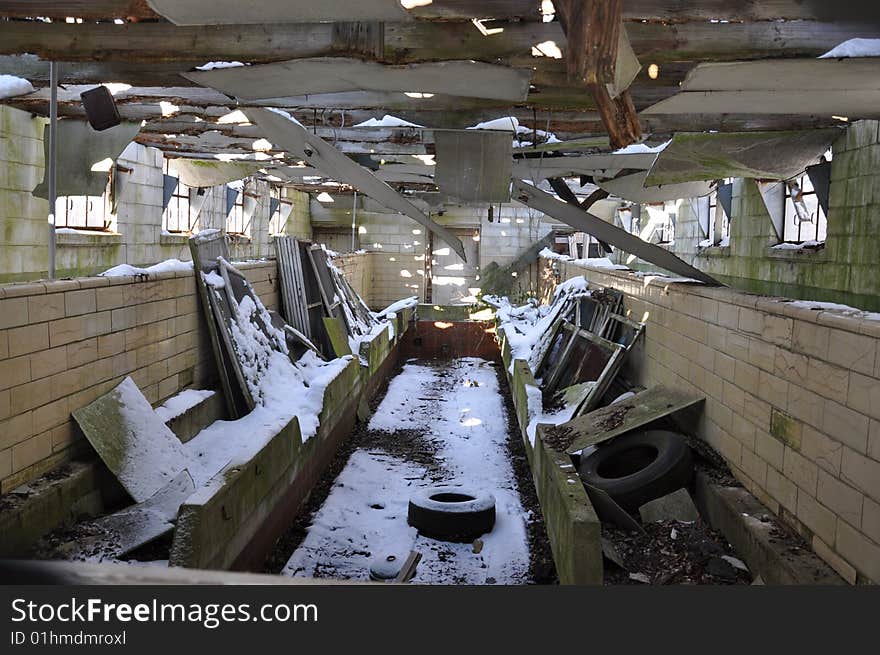 Old Abandoned Dairy Farm