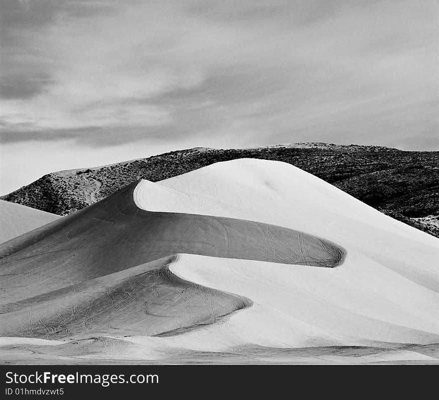 Desert Sand Dune (Black and White)