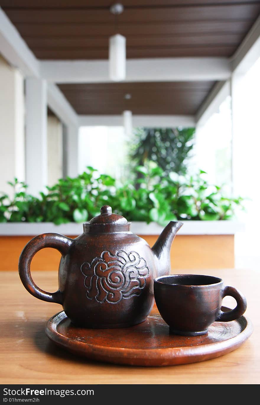 The Set of Javanese Tea for Breakfast. The Set of Javanese Tea for Breakfast