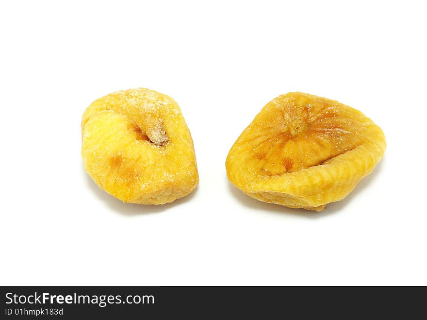 Fig fruits isolated on the white background