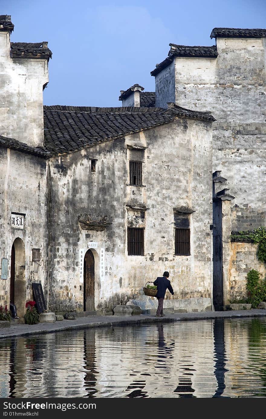 Hongcun China,a famous Villages