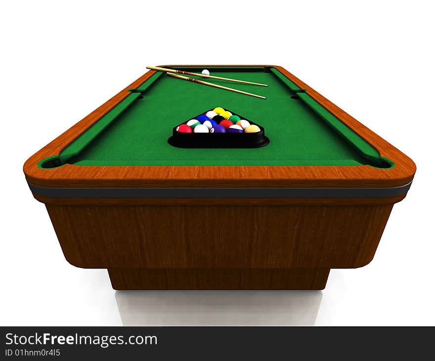 Billiard table