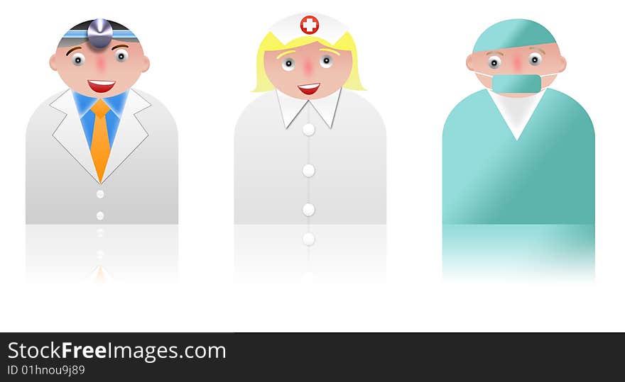 People icons medical