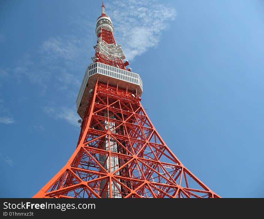 Tokyo Tower with copyspace