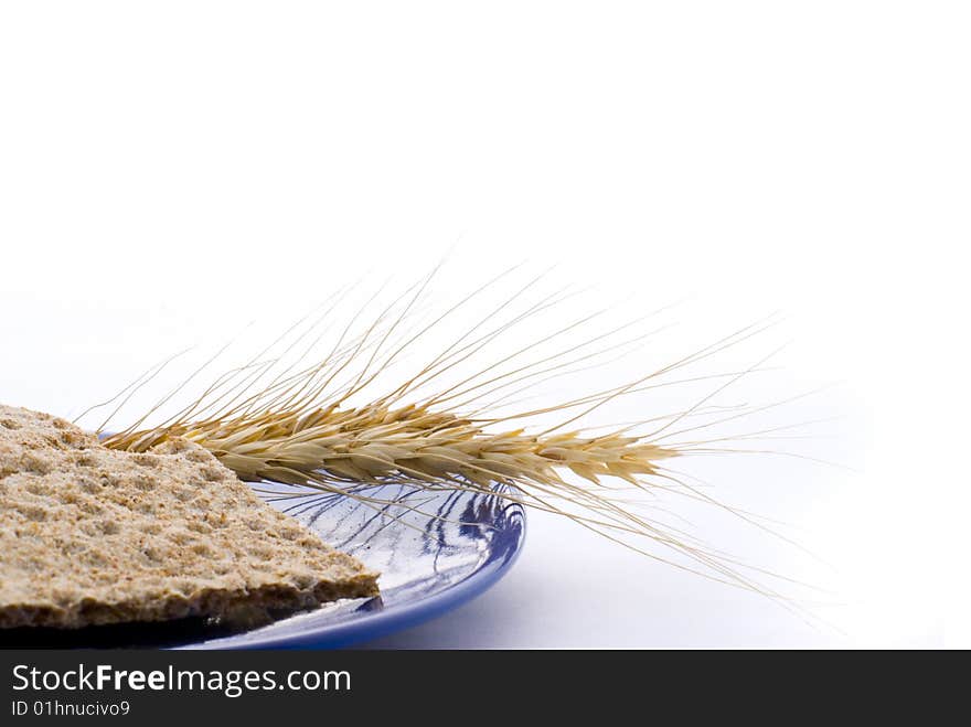 Cereals breakfast isolated on white background