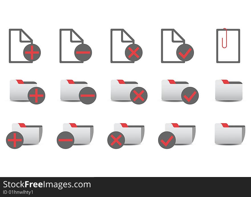 Vector illustration of different database managment icons. You can use it for your website, application, or presentation. Vector illustration of different database managment icons. You can use it for your website, application, or presentation