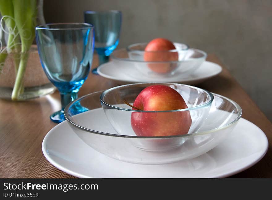 Festive Table Setting at a Home