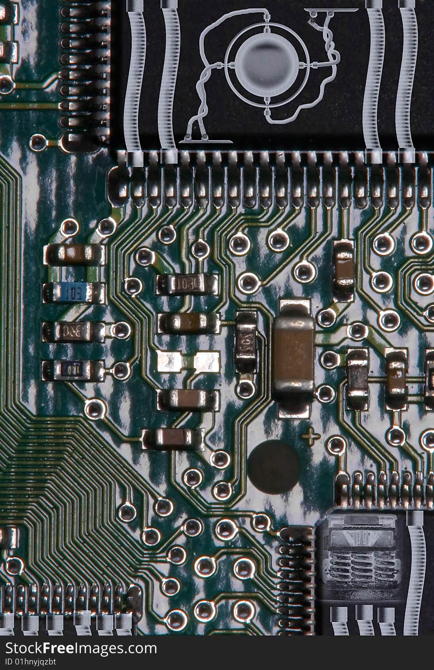 Illustration of the Circuit board