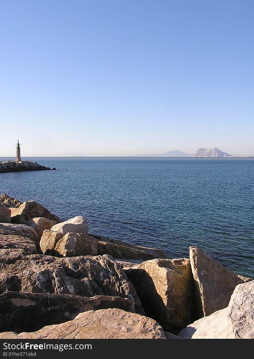 Gibraltar from Sotogrande