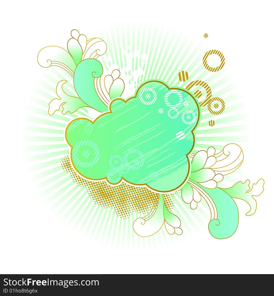 Colorful abstract illustration. Vector art