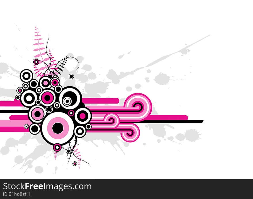 Colorful abstract illustration. Vector art